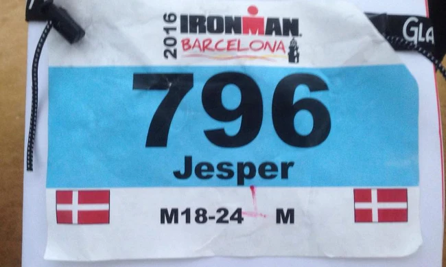 Jesper Stoulund en el Ironman de Calella 2016